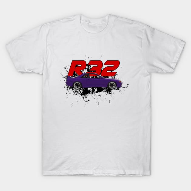 Nissan skyline r32 godzilla T-Shirt by JDMzone